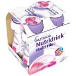 NUTRIDRINK MULTI FIBRE S PŘÍCHUTÍ JAHODOVOU POR SOL 4X200ML – Hledejceny.cz