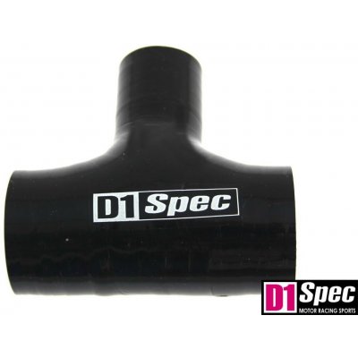 D1Spec Silikonová hadice - T-spojka černá 76 mm - 9 mm – Hledejceny.cz