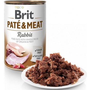 Brit Paté & Meat Dog Rabbit 800 g