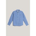 Gant Poplin Gingham Shield Shirt College Blue – Zboží Mobilmania