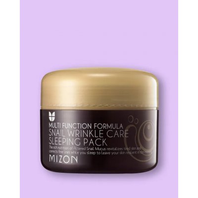 Mizon Snail Wrinkle Care Sleeping Pack zpevňující noční pleťová maska 80 ml – Zboží Dáma