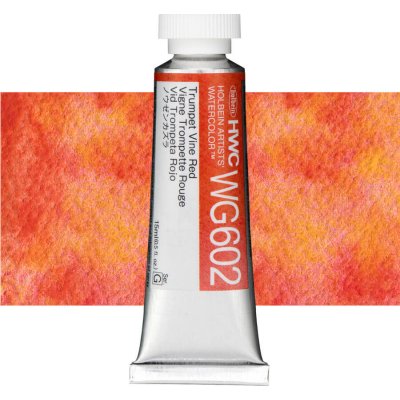 Holbein Granulating akvarelová barva 15 ml Trumpet Vine Red – Hledejceny.cz