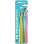 HERBADENT JUNIOR Zubní kartáčky s velmi jemnými vlákny 3 ks – Zbozi.Blesk.cz