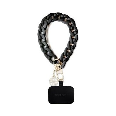 Guess Wrist Chain 4G Charm Strap Acrylic Black – Zboží Živě
