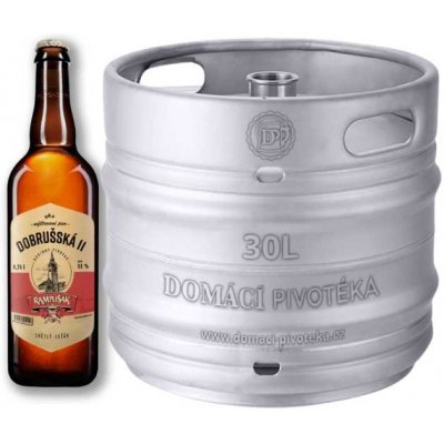 Dobrušská 11° Rodinný Pivovar Rampušák 30 l (sud) – Zboží Dáma