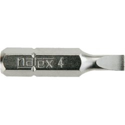 Zástrčný bit 1/4" Plochý 5 x 30mm Narex Bystřice 807181