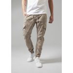 Urban Classics Pánské kalhoty Sand Camo bílá šedá hnědá kaki – Zboží Dáma