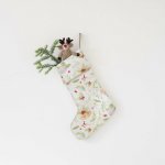 Linen Tales Látková vánoční punčocha Christmas Print Linen Tales – Hledejceny.cz
