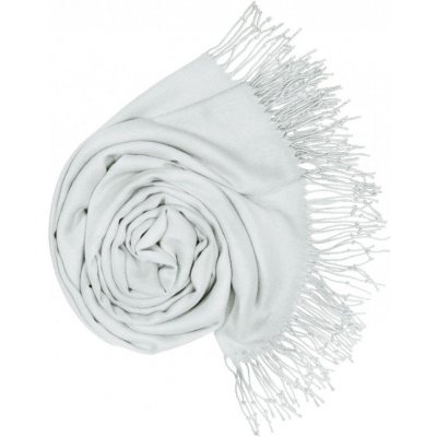 Dámská šála pašmína Carlo Romani světle šedá – Zboží Dáma