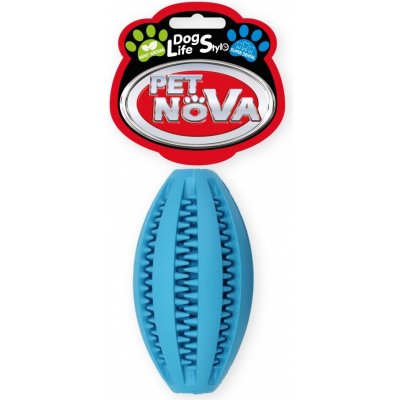 Pet Nova Superdental Rugby gumový míč s mátou 11 cm – Hledejceny.cz