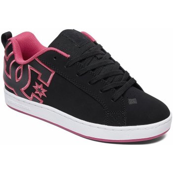 DC boty Court Graffik KPS black/pink stencil