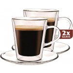 Maxxo Termo skleničky DF909 s podšálkem 2 x 220 ml – Zboží Dáma