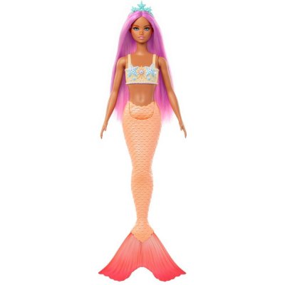 Mattel Barbie Dreamtopia Mořská panna v oranžové HRR05 – Zboží Dáma