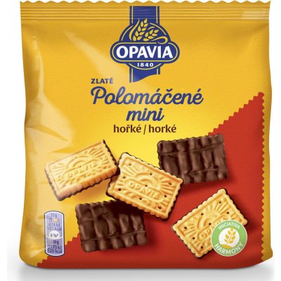 Opavia Zlaté Polomáčené sušenky mini hořké 145 g – Hledejceny.cz