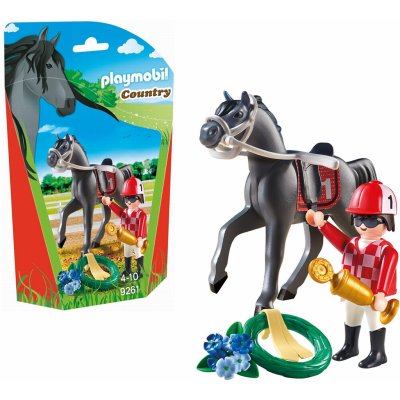 Playmobil 9261 Žokej s koněm – Zboží Dáma