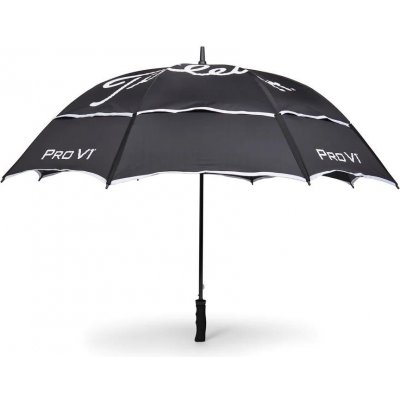 Titleist deštník Tour Double Canopy Black/White - černo bílý – Zboží Dáma
