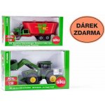 Siku Farmer Traktor John Deere s předním nakladačem a dárek – Zboží Mobilmania