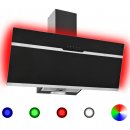 Meedo Nástěnná digestoř RGB LED 90 cm nerezová ocel a tvrzené sklo