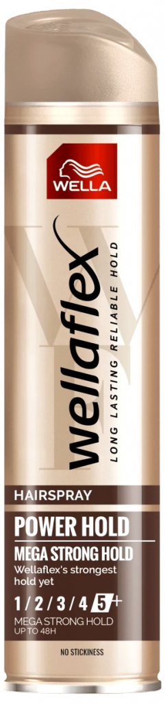 Wella Wellaflex Mega Strong Hold Power Hold Mega silné zpevnění lak na vlasy 5 250 ml