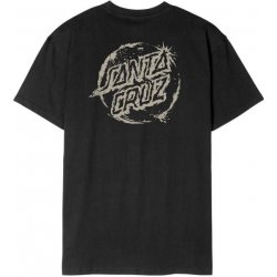 Santa Cruz Erode Dot Mono T-Shirt Black