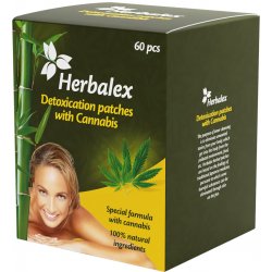 Herbalex Detoxikační náplasti s konopím 60 ks