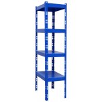 ZLKL Regál 1500 x 750 x 400 mm modrý P00167-7 – Sleviste.cz