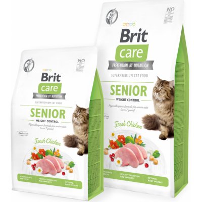 Brit Care Cat Grain-Free Senior Weight Control 3 x 7 kg – Zboží Mobilmania