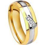 Šperky4U dámský ocelový prsten se zirkony OPR0040 Zr – Zboží Mobilmania