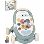 SMOBY 210207 Croc Baby Walker MiniKiss 3in1 Chodítko a kočárek pro panenku s brzdou – Zboží Dáma