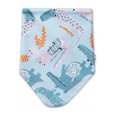 Baby Nellys Dětský šátek na krk Krokodýl Eda – Zboží Dáma