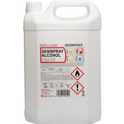 Alfa Classic DESISPRAY alkohol 5 l – Zboží Mobilmania