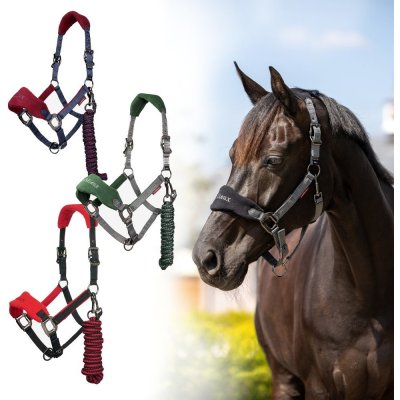 LeMieux Ohlávka s vodítkem Vogue mimosa – Zboží Mobilmania