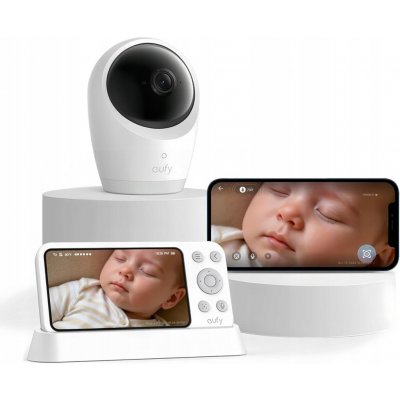 Anker eufy E21, 4K bílá dětská chůvička – Zboží Dáma