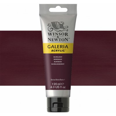 Akrylová barva Winsor & Newton Galeria 120 ml Burgundy – Hledejceny.cz