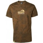 Geoff Anderson Organic Tee leaf tričko oranž logo – Zboží Dáma