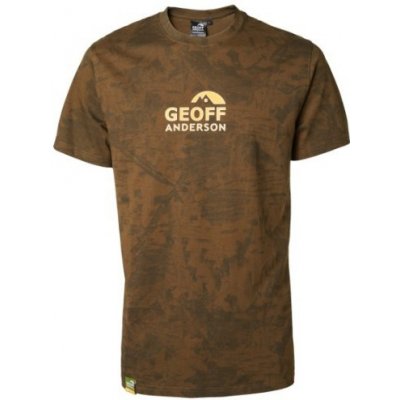 Geoff Anderson Organic Tee leaf tričko oranž logo – Zboží Dáma