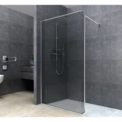 ARTTEC SIMPLE sprchová zástěna Walk-In šedá/transparentní 160 x 200 cm L/P PAN04694 – Zboží Mobilmania