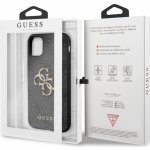 Pouzdro Guess PU 4G Metal Logo iPhone 11 šedé – Sleviste.cz