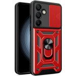 Hybrid armor Camshield pro Samsung Galaxy A56 - Červená KP39808 – Sleviste.cz