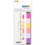Samolepicí papírové záložky Stick'n by Hopax, 45 x 15 mm, 6 x 30 lístků, jarní mix – Hledejceny.cz