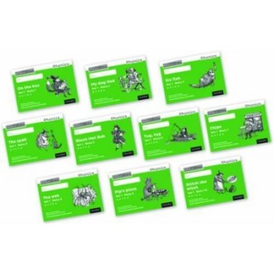 Read Write Inc. Phonics: Black and White Green Set 1 Storybooks Mixed Pack of 10 Munton GillMultiple copy pack – Zboží Mobilmania