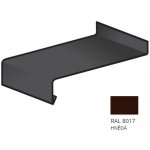 Blix Hliník parapet 0,6 x 750 mm RAL 8017 Hnědá