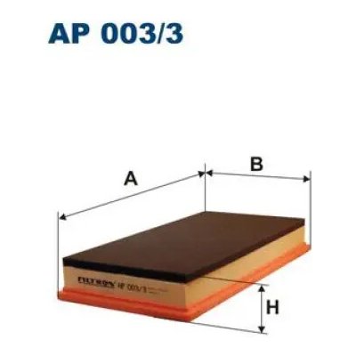 FILTRON Vzduchový filtr AP 003/3 – Hledejceny.cz