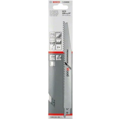 Bosch Pilový plátek do pily ocasky S 2345 X, 2ks 2.608.654.403 – Hledejceny.cz