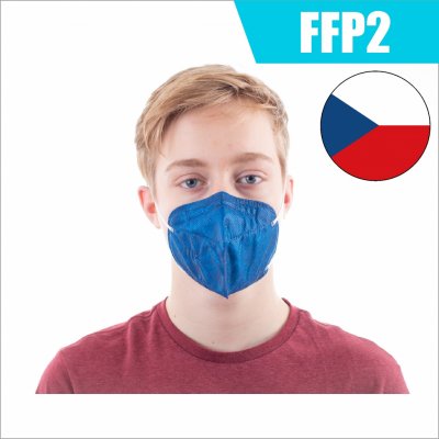 Good Mask respirátor FFP2 Tmavě modrý 10 ks – Zboží Mobilmania