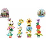Teddies Stavebnice MINI KVĚTINA 6 cm v kouli – Zboží Mobilmania