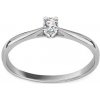 Prsteny iZlato Forever Diamantový zásnubní prsten z bílého zlata Sharon CSBR42A
