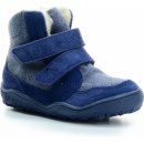 bLIFESTYLE barefoot zimní obuv s membránou Eisbär modrá