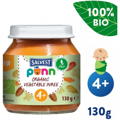 Salvest Põnn BIO Zeleninové pyré 130 g – Zbozi.Blesk.cz