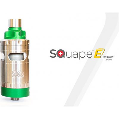 SQUAPE E Motion RTA atomizér Full Colored Edition Zelená 4,5ml – Zboží Mobilmania